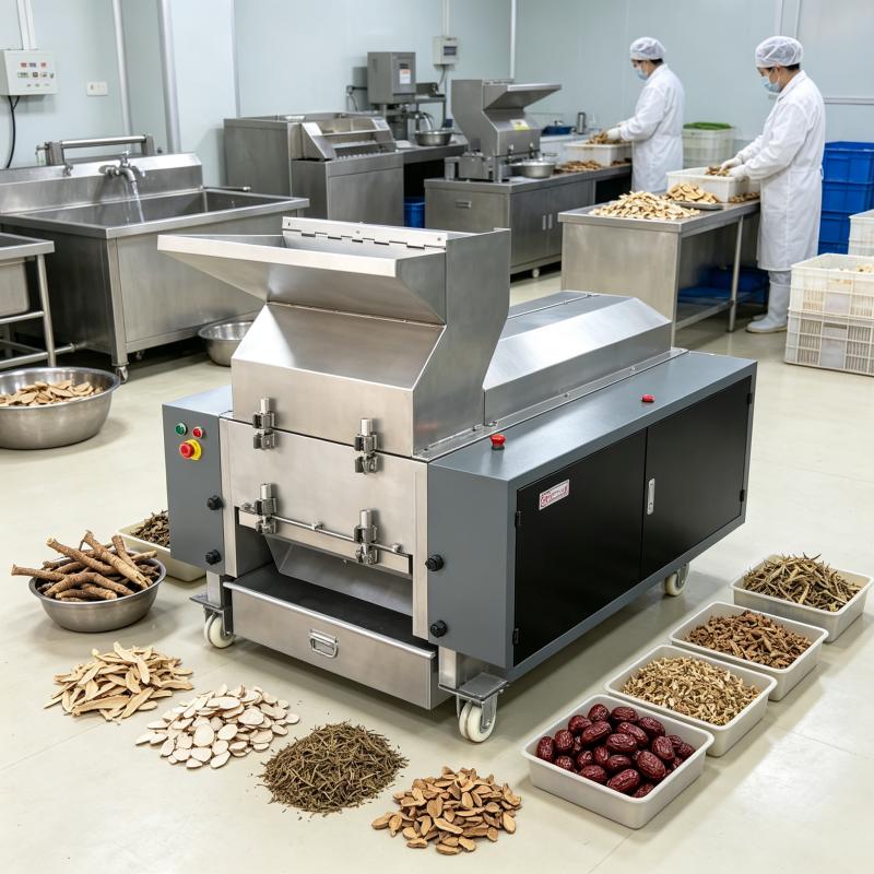 Dried Herbs - Coarse Crusher Machine Industrial Primary Crusher