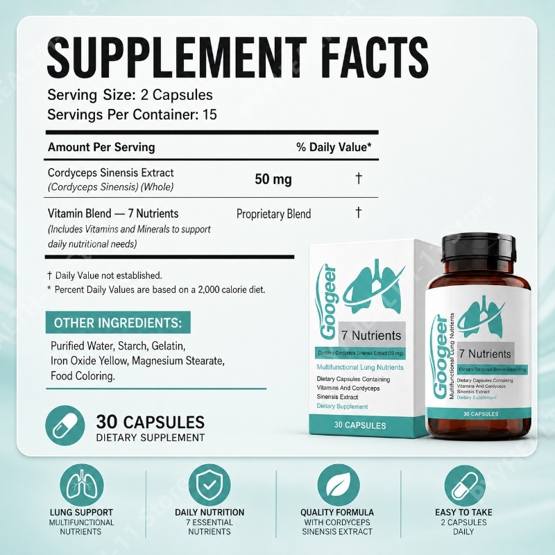Cordyceps Sinensis Extract Cap - đánh giá và giá Herbal Supplement
