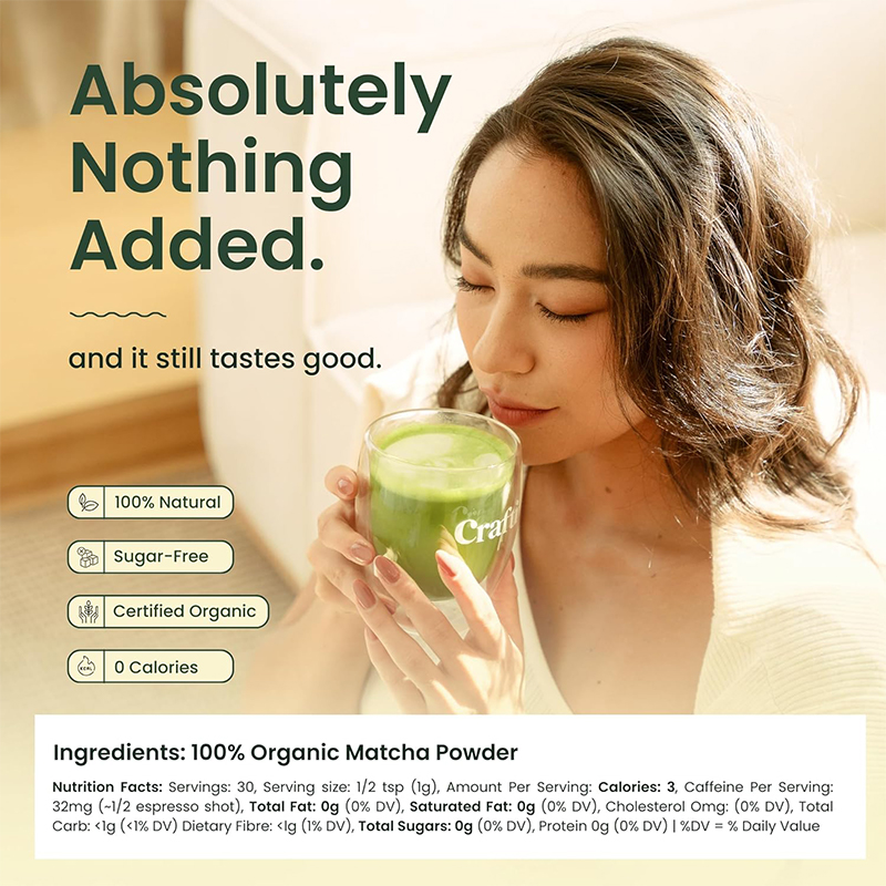 Matcha Powder, Natural Energy  - đánh giá và giá Herbal Tea
