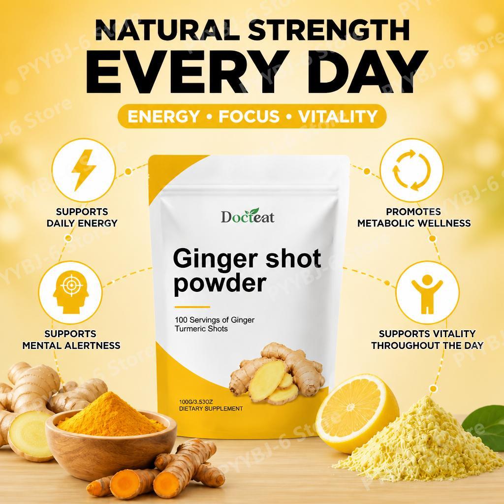 Docteat Ginger Shot Powder Vit - đánh giá và giá Ginger Tea