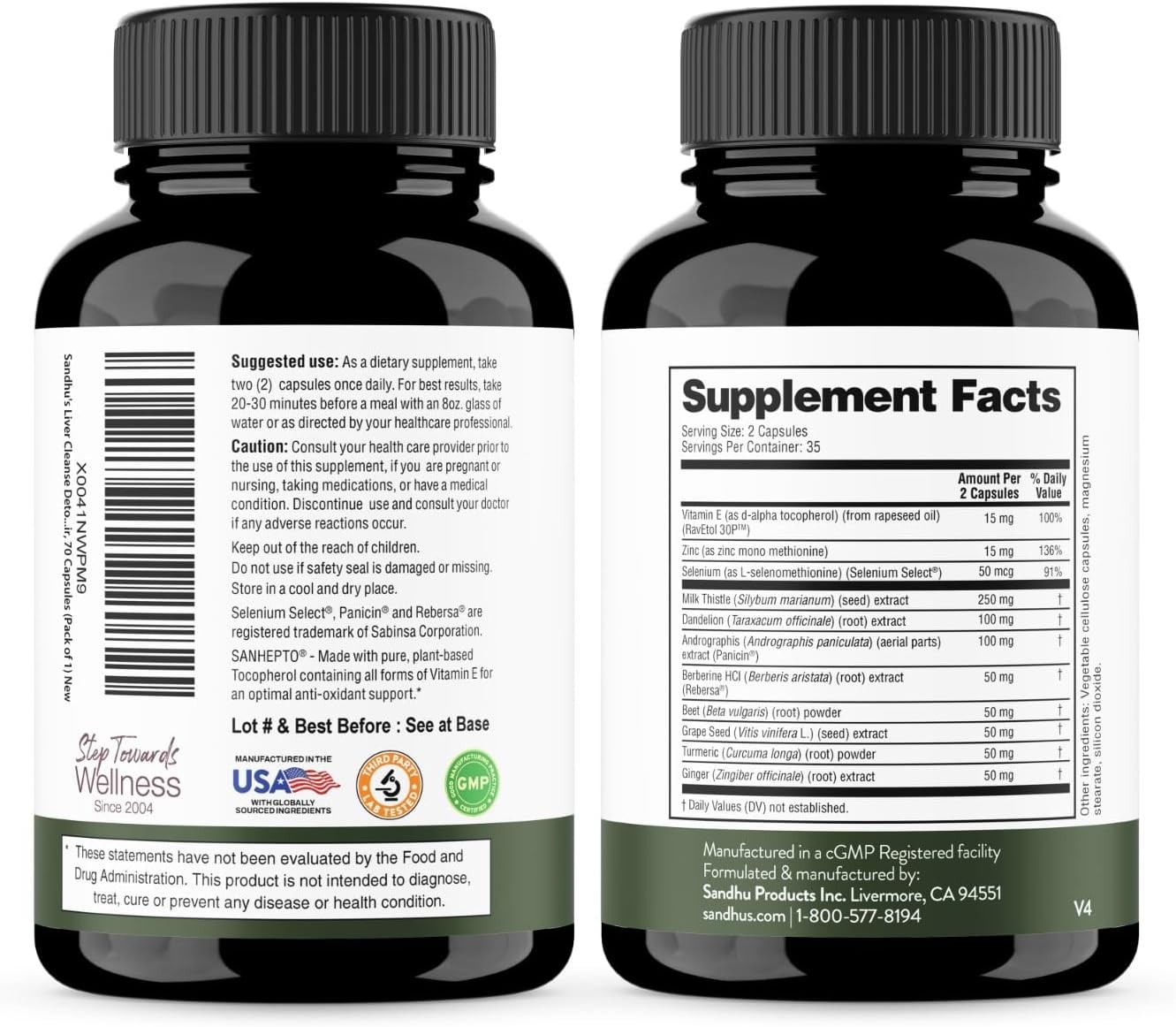 Liver Cleanse Detox & Repair S - đánh giá và giá Herbal Supplement