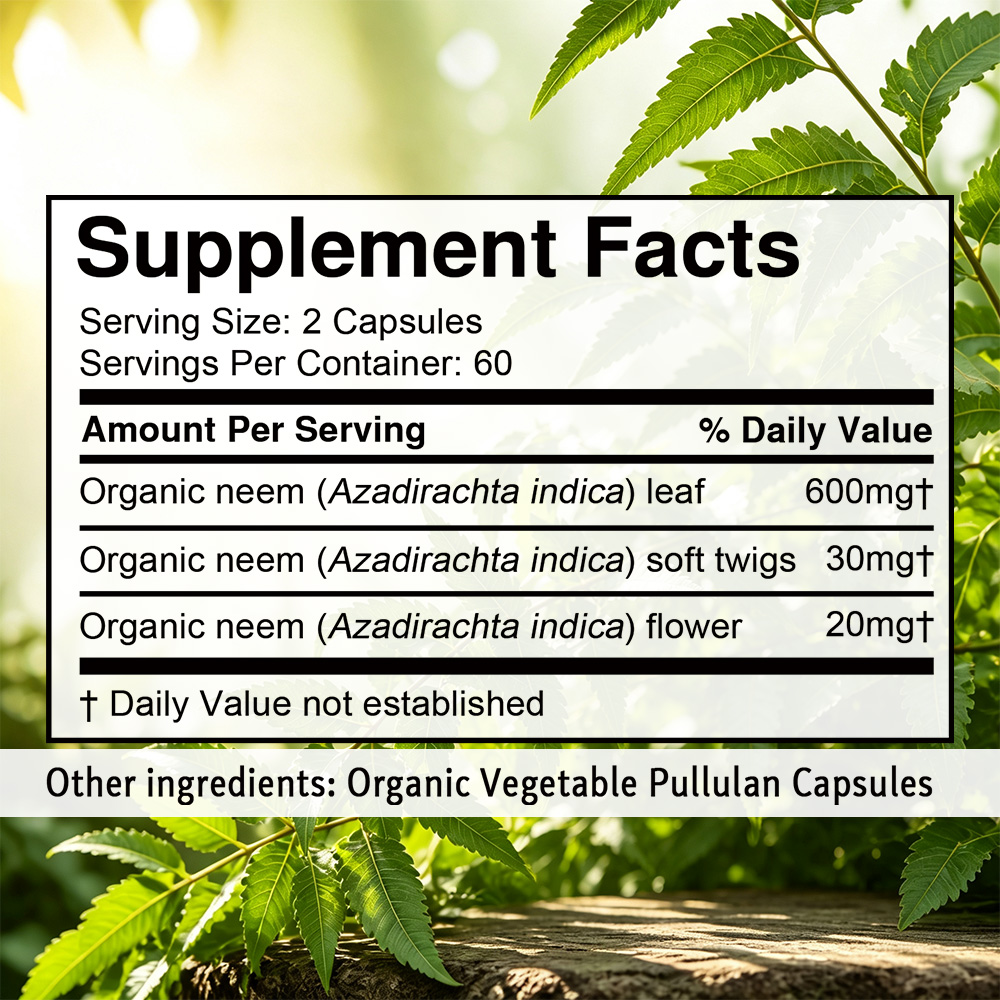 Neem Leaf Capsules - Herbal Su - đánh giá và giá Herbal Supplement