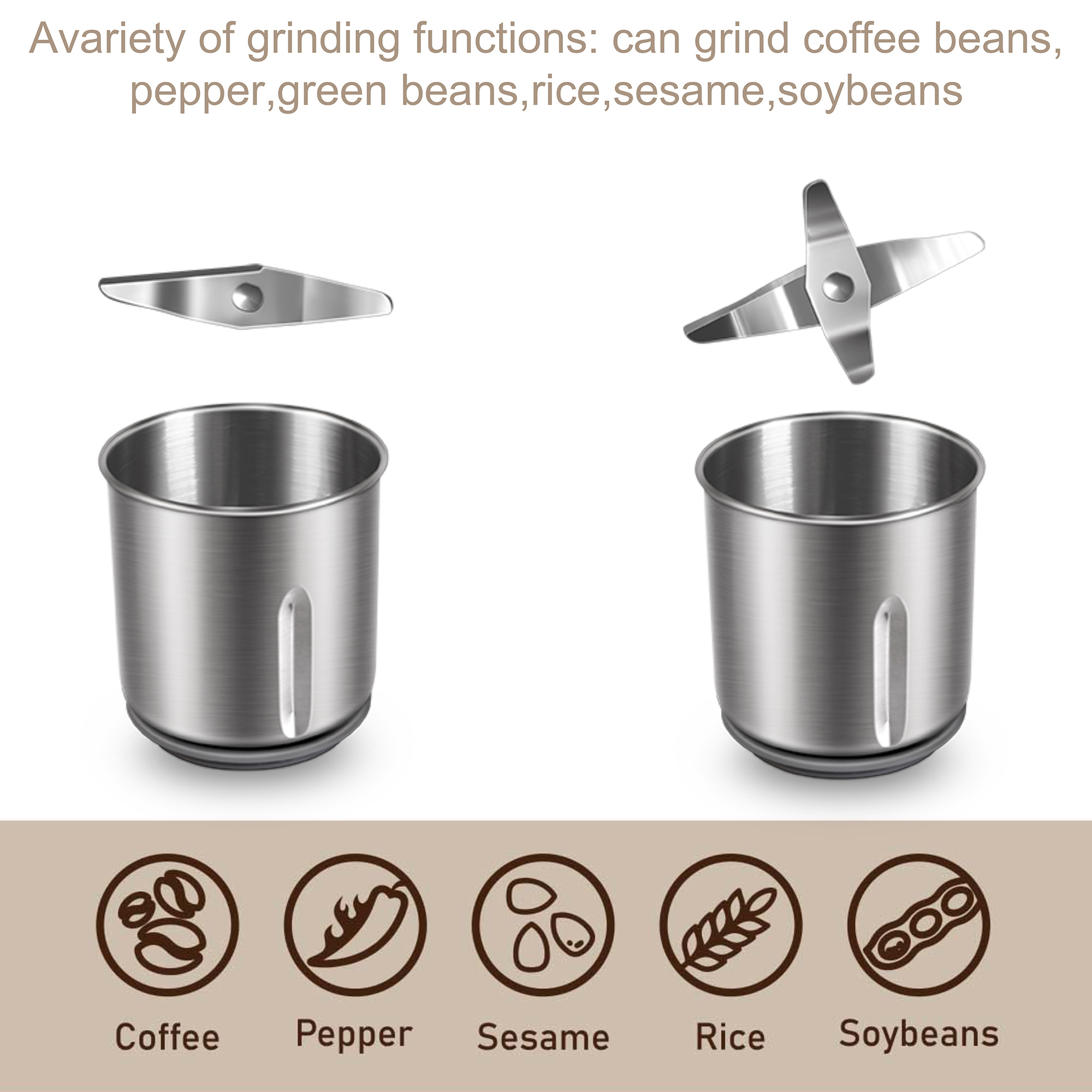 Detachable Electric Coffee Gri - đánh giá và giá Dried Herbs